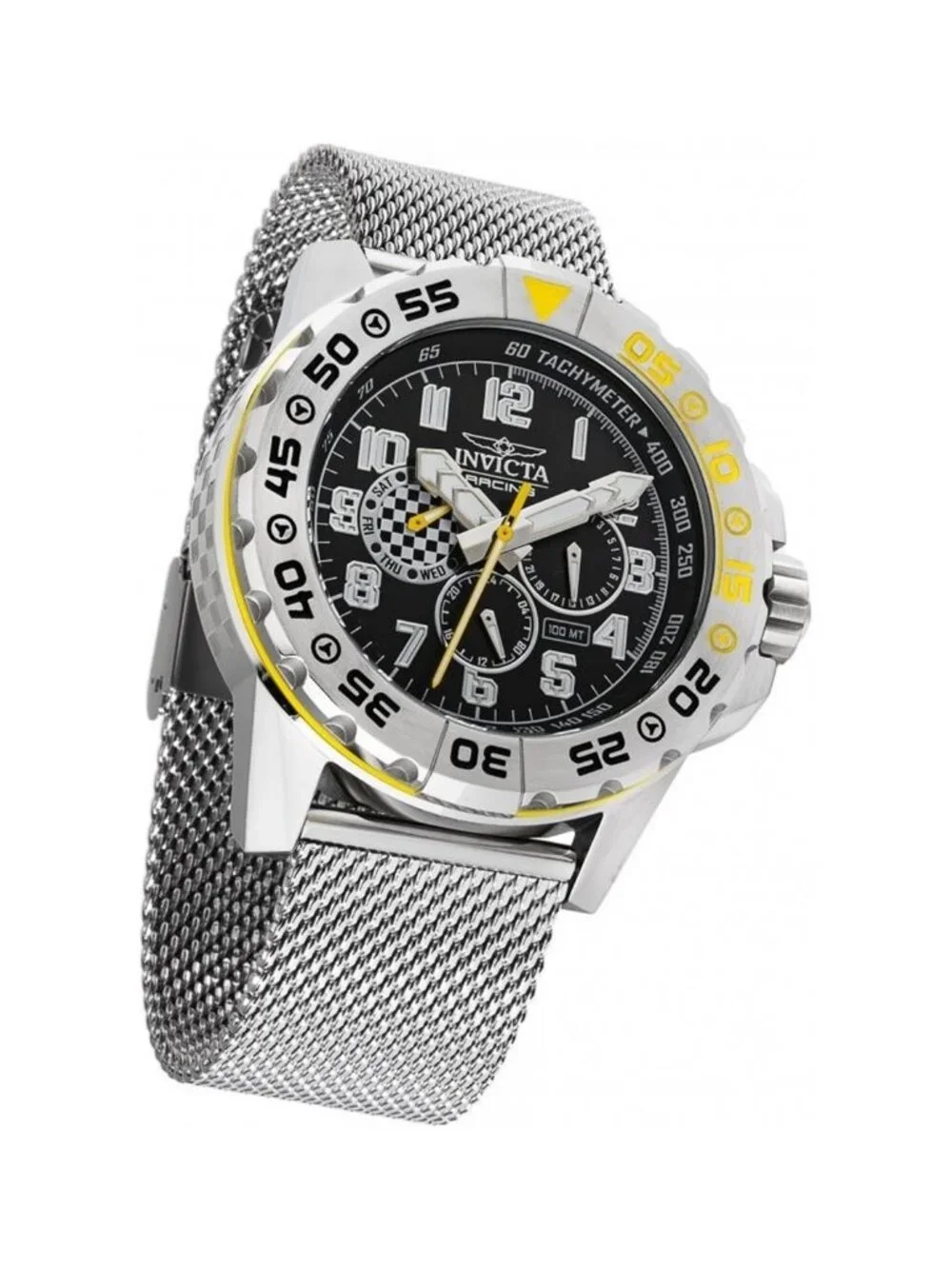 NWT Invicta Racing Quartz Black Dial Unisex Watch